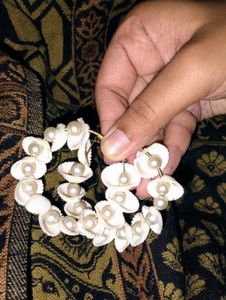 Shell and Pearl Earrings