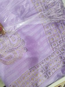Elegant Lavender Saree