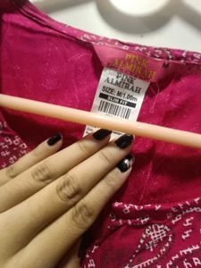 Pink Paisley Print Dress