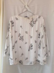 Floral Striped Blouse
