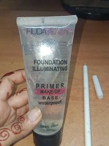Huda Beauty Primer + White Kajal Free