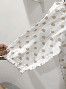 White Offshoulder Top