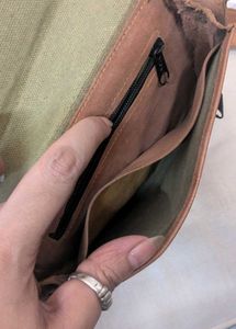 100% Genuine Camel Leather Bohot Style Sling Bag