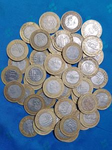 10 Rupees Commemorative Coin 45ps + 2ps Free