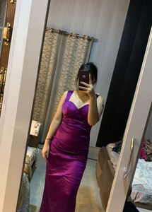 Elegant PURPLE gown🎀❤️🦋