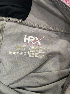 Gray Leggings with Skirt Overlay