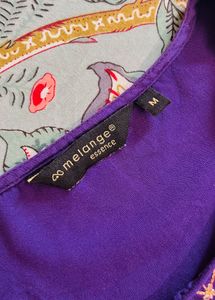 Royal Blue Kurta Set With Leggings