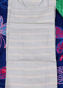 Blue Striped Kurta For Men