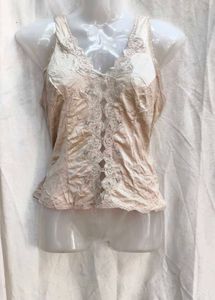 132311. Vintage Lace Trim Cami Top