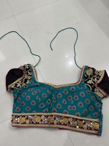 Designer  Blouse With Original Mirror Work Bust 32