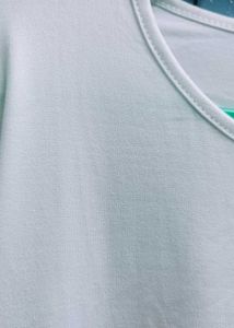 Denim Button-Down Dress With Inner Wear