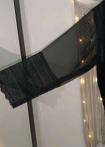 Black Chikankari Kurta 3XL