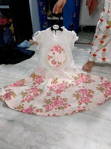 Beautiful Designer Gown No Zip Button Available
