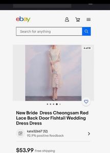 Wine Cream Fishtail Lace Party Dress