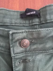 Forever 21 Green Chinos