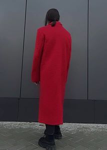 Korean Style Red Overcoat ❗️❗️