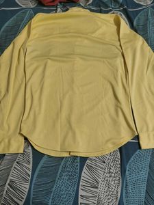 Yellow Graphic Design Shirt