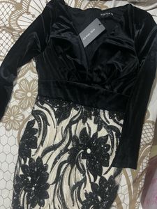Elegant Black Party Dress