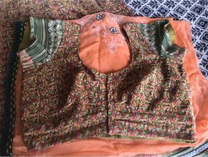 Lehanga Odani &amp; Blouse 💚🧡
