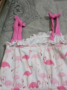 Flamingo Summer Dress