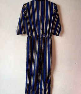 Blue Jumpsuit Active Wear