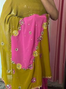 y2k Bollywood beaded Saree