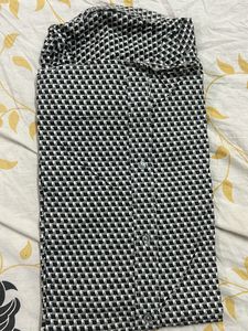 Black And White Checked Jack N Jones Shirt