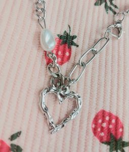 heart pearl necklace