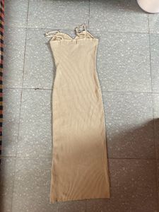 Tan Midi Dress