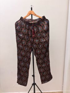 Laks*ita Printed Satin Palazzos