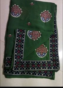 4 Combo Saree💚💗🧡💙