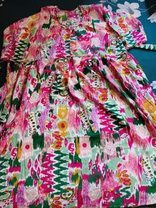 Colorful Print Dress