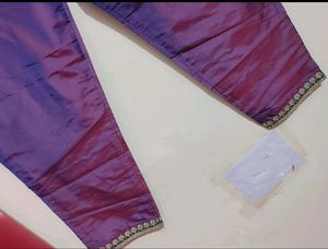 Purple🟣Kurta Plazo Pant Set For 34 Bust