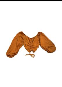 Ruched Crop Top