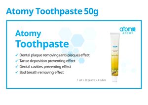 ATOMY Toothpaste 50g x 4 N