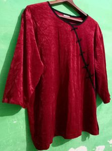 Free Size Velvet Top Totally New