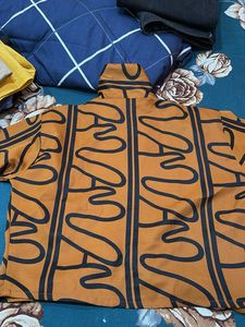 Patterned Brown Shirt