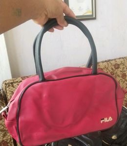 Fila Pink Barrel Bag