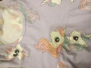 Combo Of One Unicorn Dress 2-3 yrs And Tp Skirt