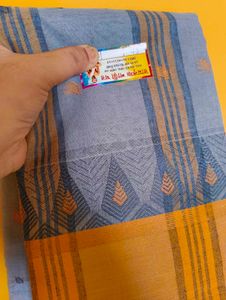 Bengal Cotton Taant Saree With Border