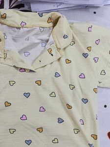 Heart Print Top