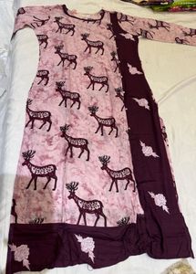 Deer Print Kurta