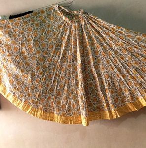 Floral Print Maxi Skirt