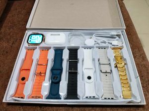 New Set of 10 T800Smartwatch With Earbuds + 7 Band