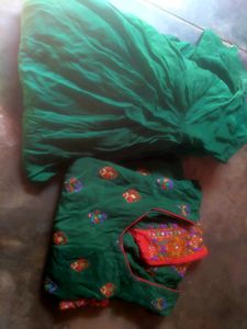 Green Colour Stitched New Patiala Suit