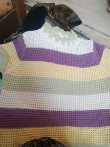Striped Knitted Top