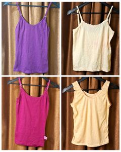 Combo Of 4 tank tops Size 36 inches