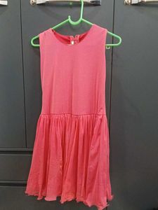 Girls Cute Pink 4 Piece Dress