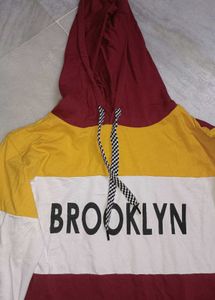 Brooklyn Colorblock Hoodie Tee