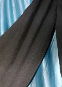 Black Button-Down Shirt Dress